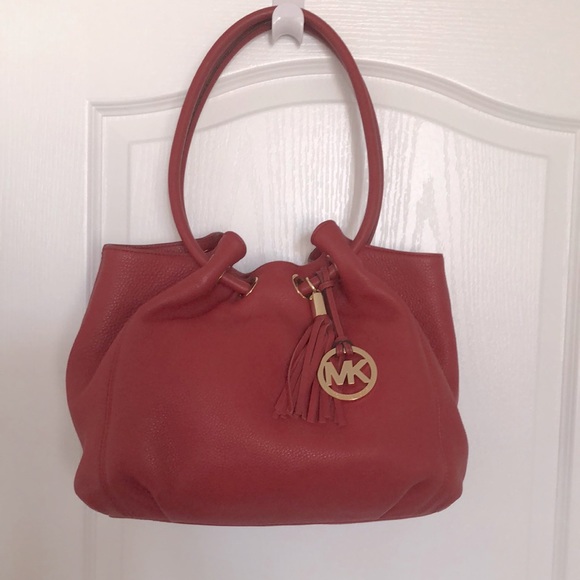 Red Michael Kors Shoulder Bag - Picture 1 of 3